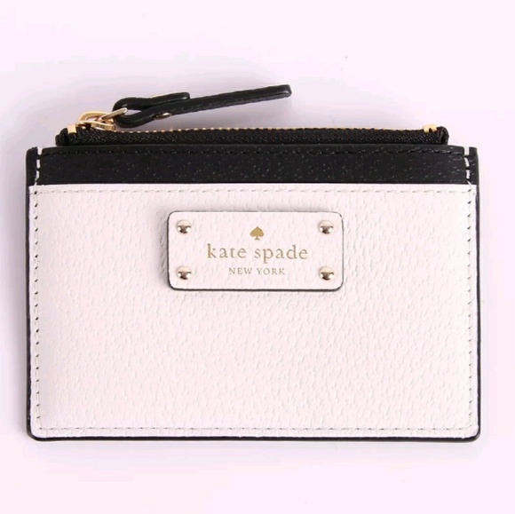 kate spade Handbags - Kate Spade Leather Zip-Top Card/Coin Holder